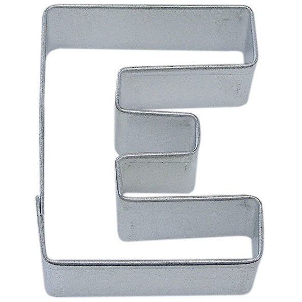 Letter E Tin Cookie Cutter 3 in B0105
