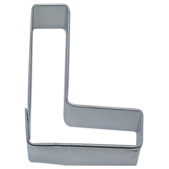 Letter L Tin Cookie Cutter 3 in B0112