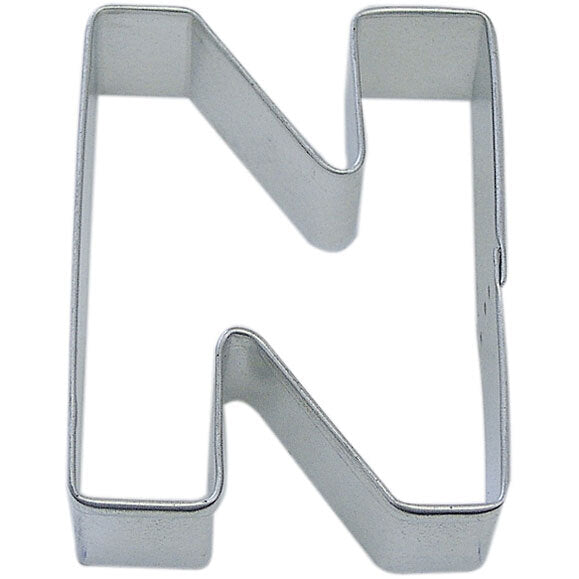 Letter N Tin Cookie Cutter 3 in B0114