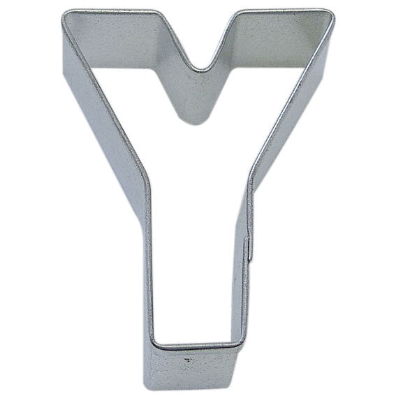 Letter Y Tin Cookie Cutter 3 in Aly