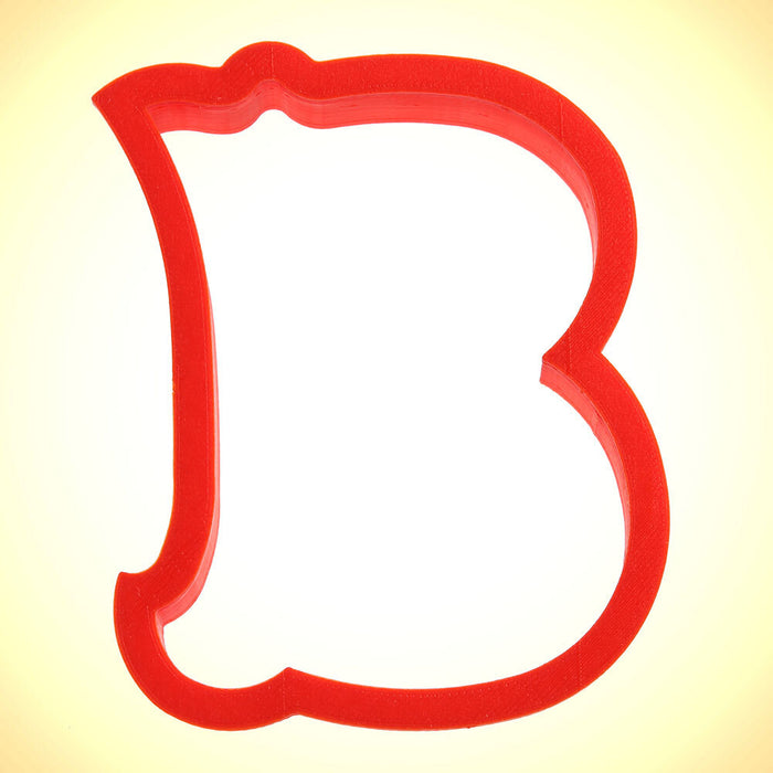 Curly Letter B Cookie Cutter 4 in PC0131