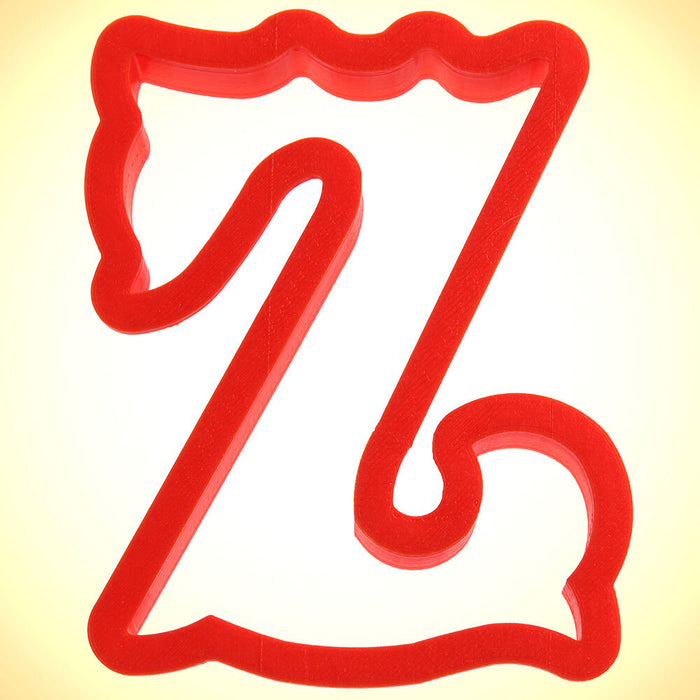 Curly Letter Z Cookie Cutter 4 in PC0155