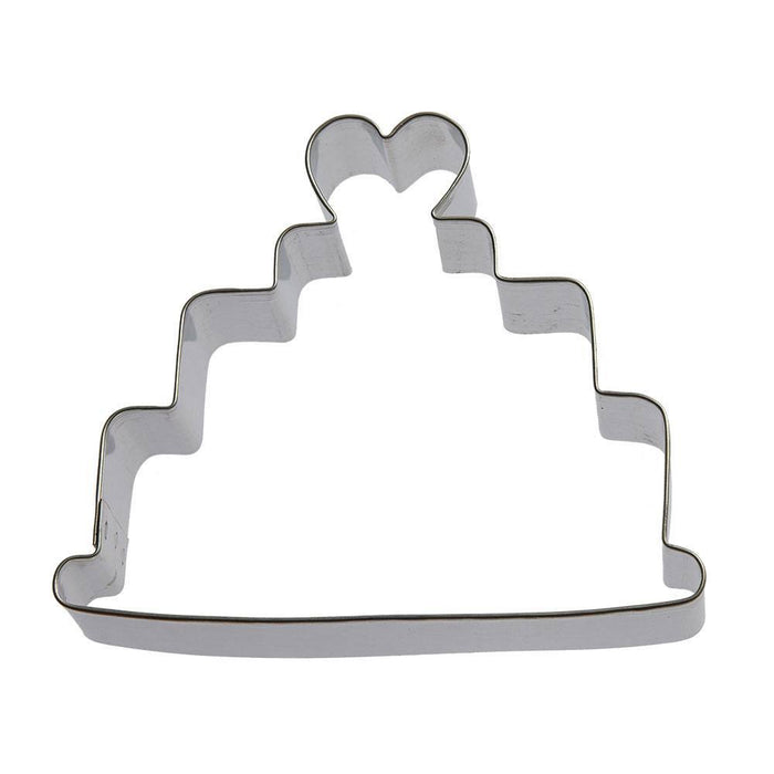 Wedding Cake Cookie Cutter 4 in B1345
