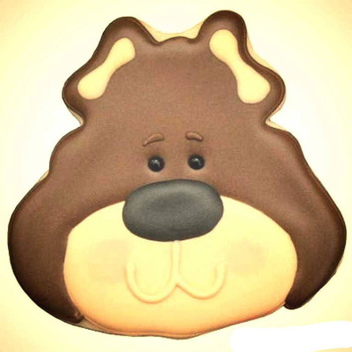 Bear Face Plastic Cookie Cutter 3.75" Cc106