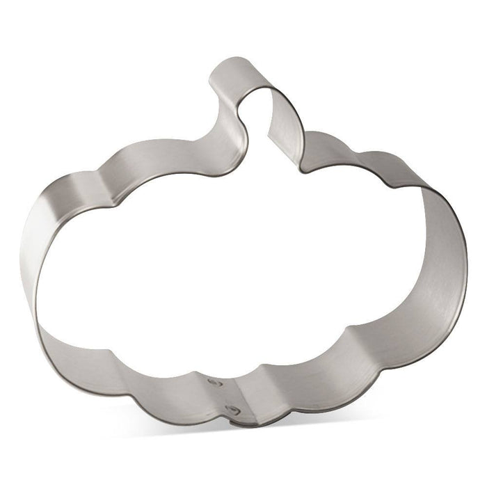 Flat Pumpkin Cookie Cutter 3.75 in B1576