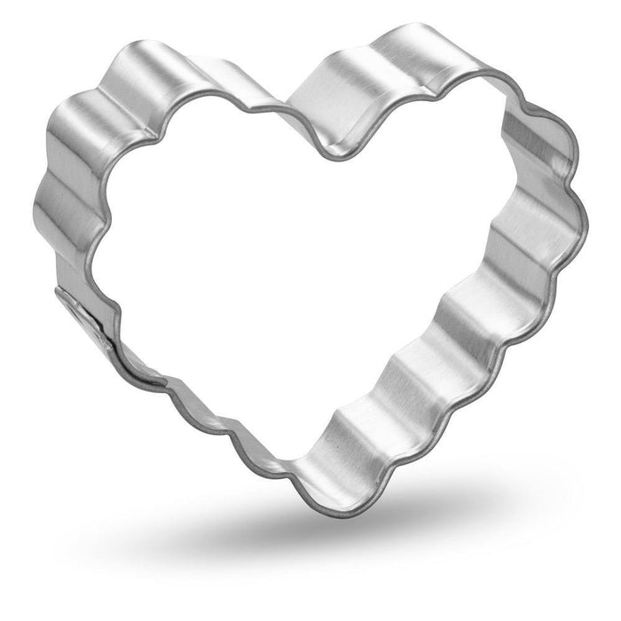 Mini Heart Fluted Cookie Cutter 1.5 in M187