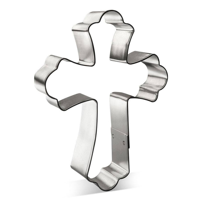 Fancy Cross Cookie Cutter 5 in B1296