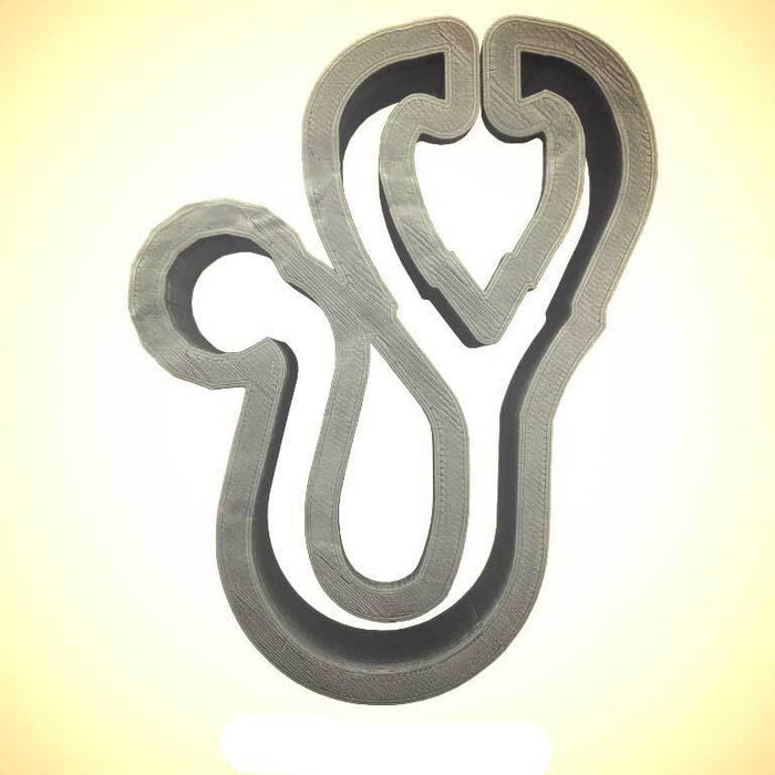 Stethoscope Plastic Cookie Cutter 4" CC119