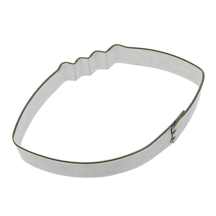 football cookie cutter, football-themed dessert accessory