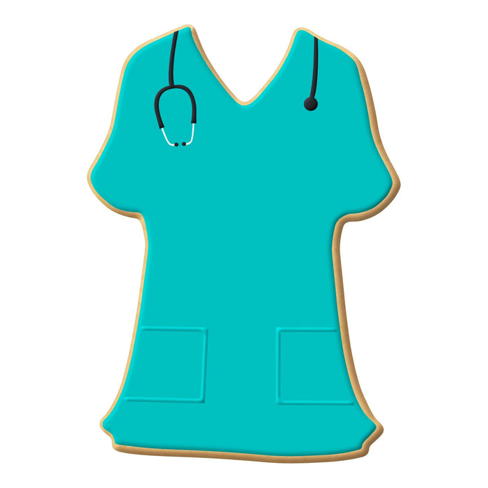 Nurse Scrubs Cookie Cutter 4 in B1498