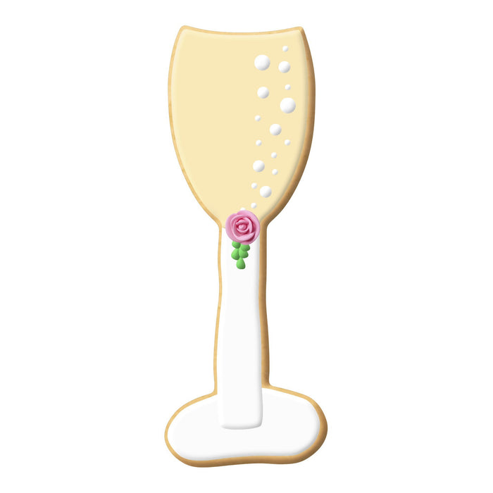 Champagne Glass Cookie Cutter 5 in B1379