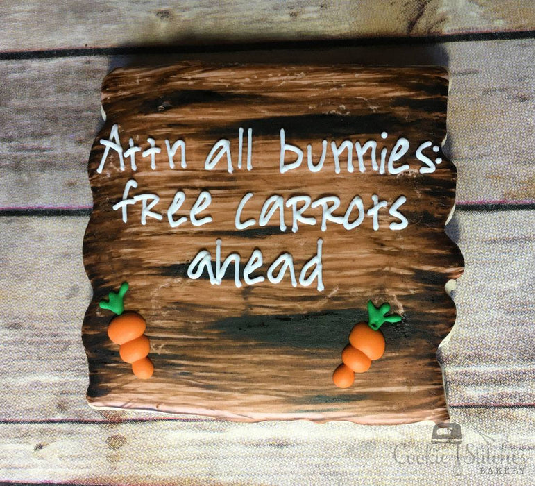 Wooden Sign Plaque Cookie Cutter 3.5 in PC0426