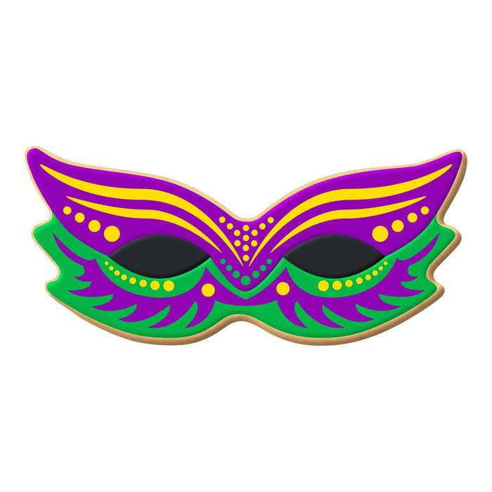 Mardi Gras Mask Cookie Cutter 4.5 in B1620