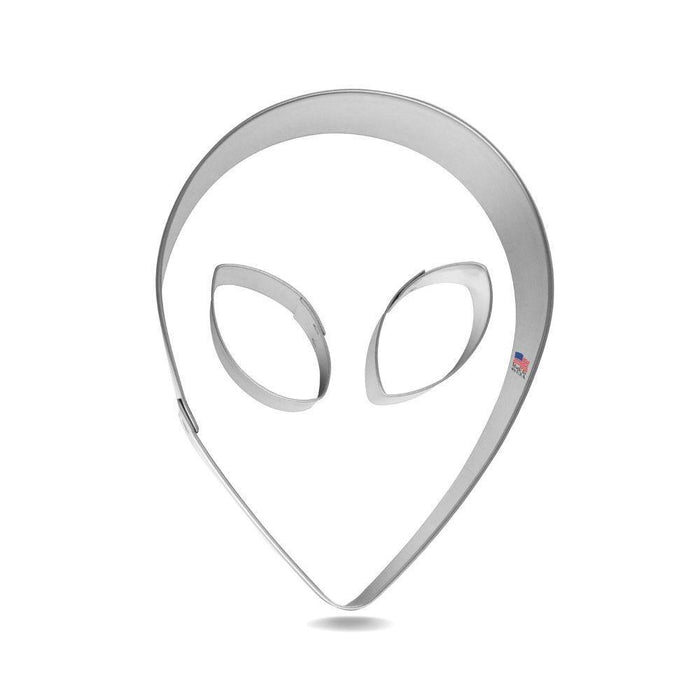 Alien Head With Eyes Cookie Cutter 3 Pc Set B1245