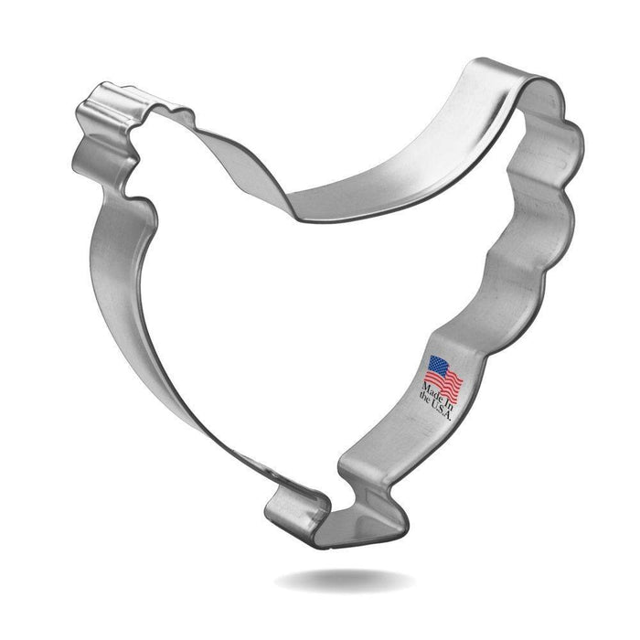 Chicken Cookie Cutter 3.75 in B1186