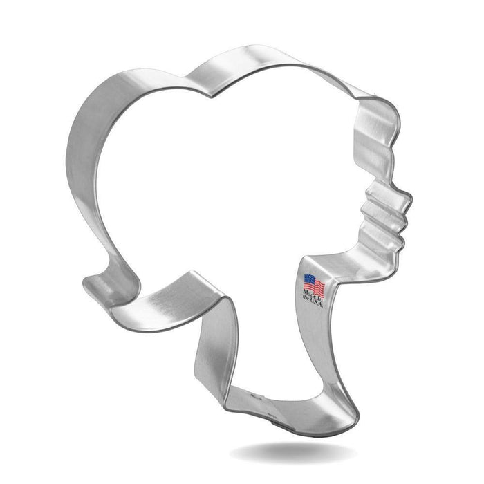 Doll Head Cookie Cutter 4.25 in B1183