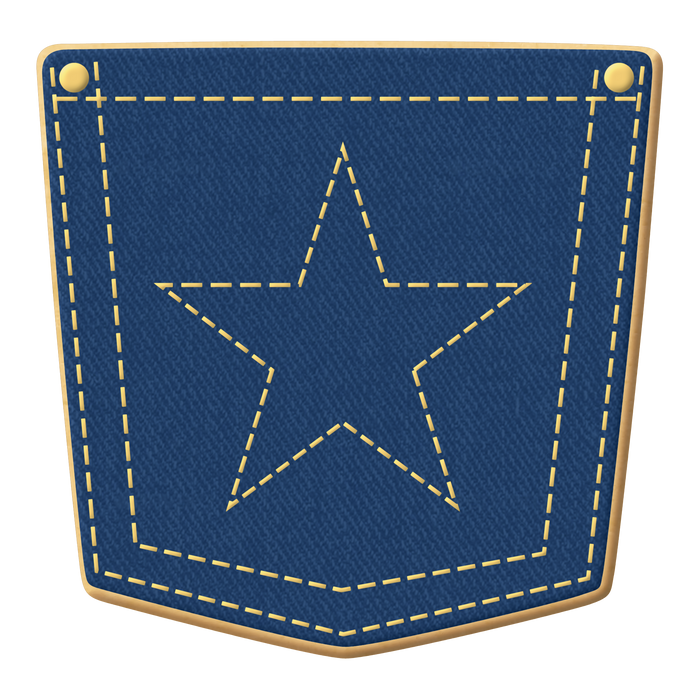 Back Pocket Cookie Cutter 3.75 in B1184