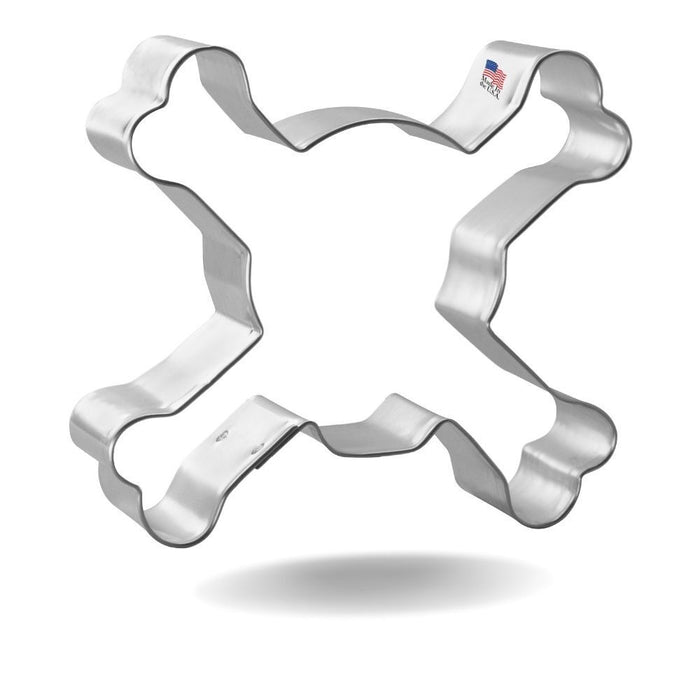 Skull & Crossbones Cookie Cutter 4 in B1278