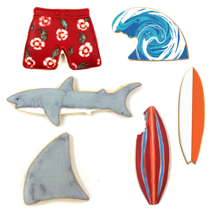Surfs Up Cookie Cutter 6 Pc Set HS0402