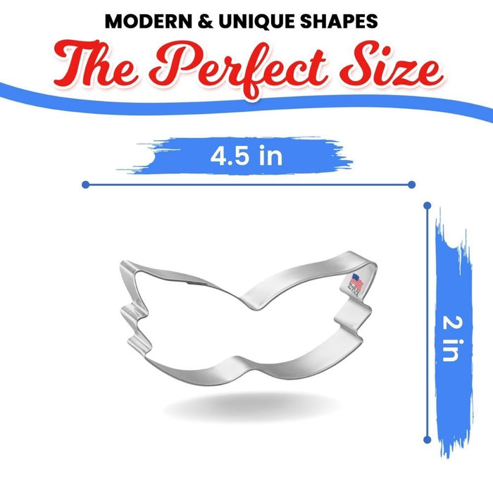 Mardi Gras Mask Cookie Cutter 4.5 in B1620