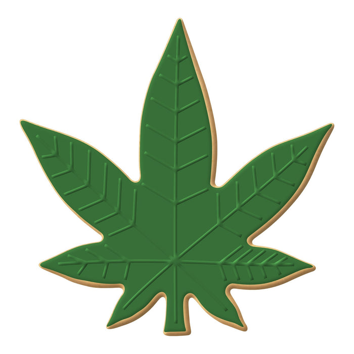 Marijuana Leaf Cookie Cutter 4 in B1507