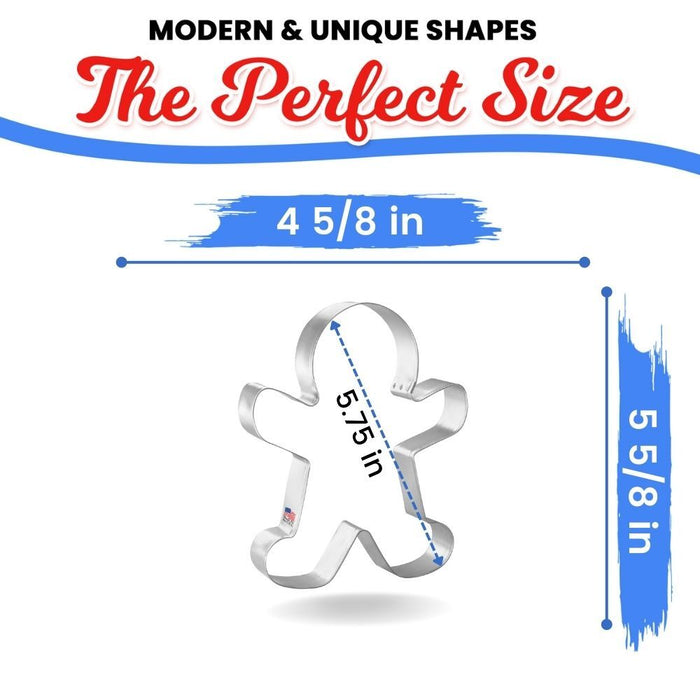 Gingerbread Nested Cookie Cutter Set 3 Piece HS0518