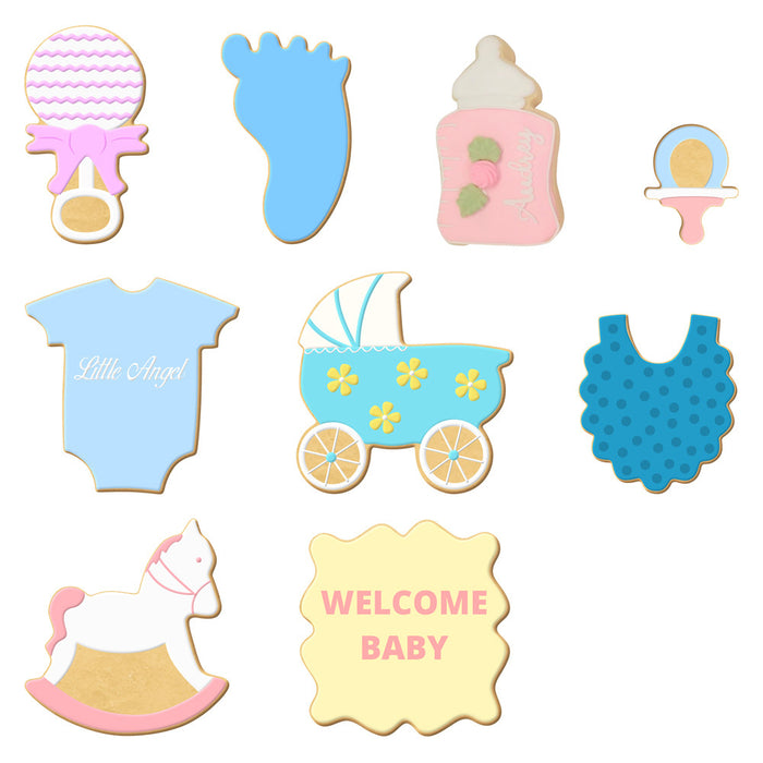 Baby Shower Cookie Cutter 10 Pc Set HS0444