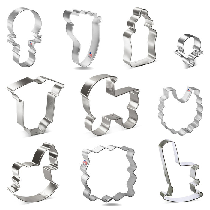 Baby Shower Cookie Cutter 10 Pc Set HS0444