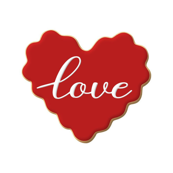 Mini Heart Fluted  Cookie Cutter 1.5 in M187
