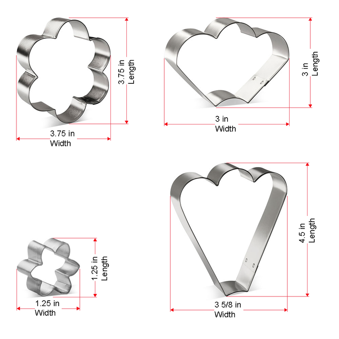 Mother's Day Cookie Platter 4 Pc Set HS0454