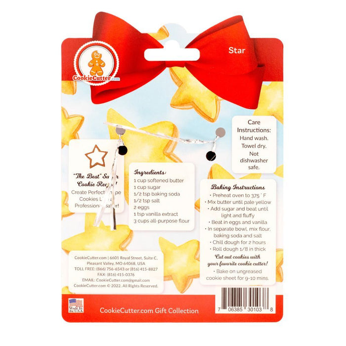 recipe card cookie gift
