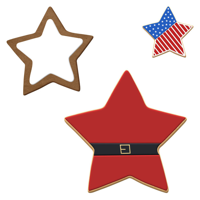 3-piece star cutter set