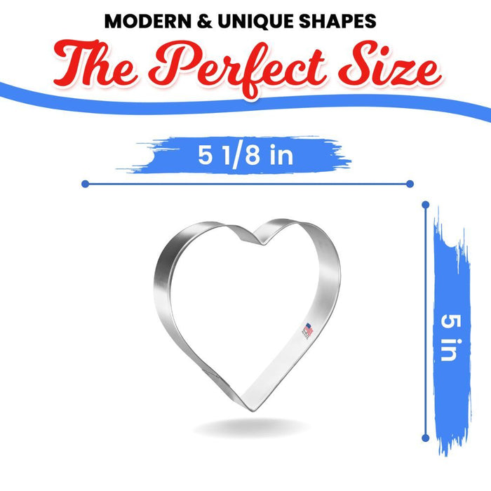 Heart Cookie Cutter 5 in B1083