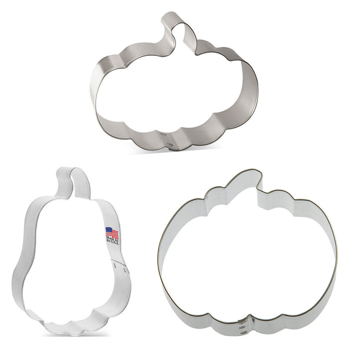 Pumpkin Cookie Cutter 3 Pc Set HS0442