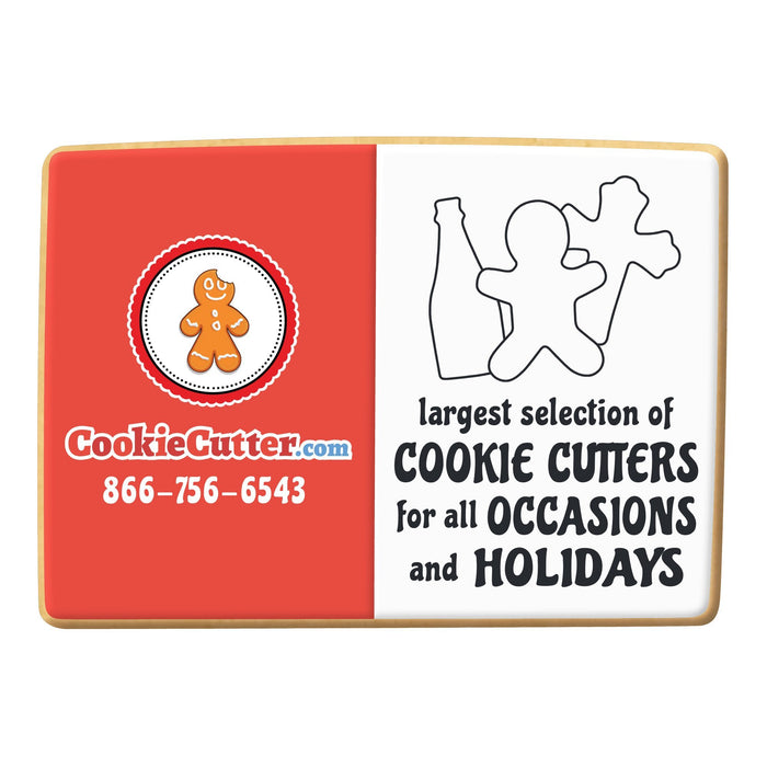 Rectangle Cookie Cutter 3.5 in by 2.5 in B0707
