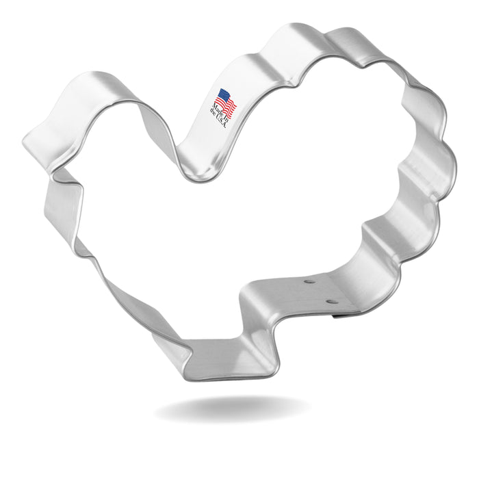 Turkey Cookie Cutter 3.5 in B635