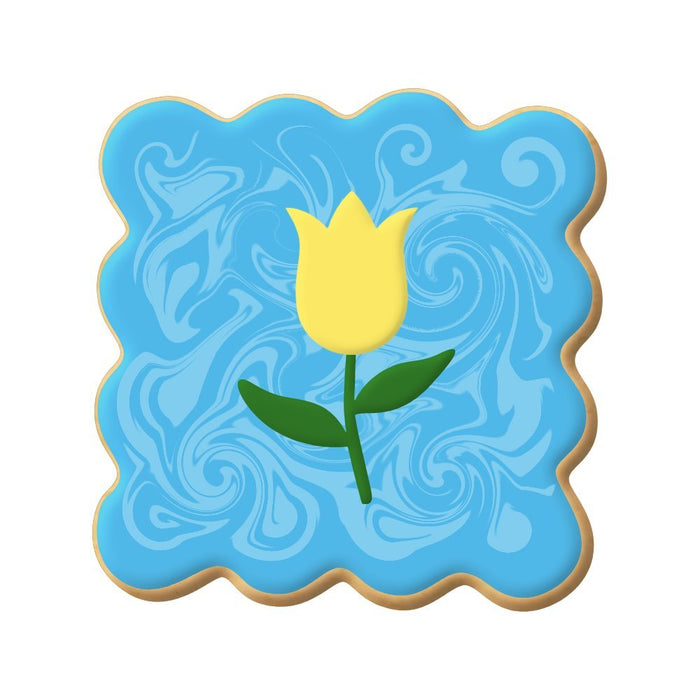 Mini Fancy Square Plaque Cookie Cutter 1.5 in M179