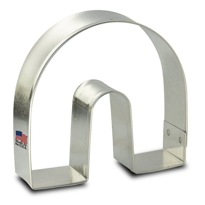 Rainbow Horse Shoe Cookie Cutter 3 in B1326