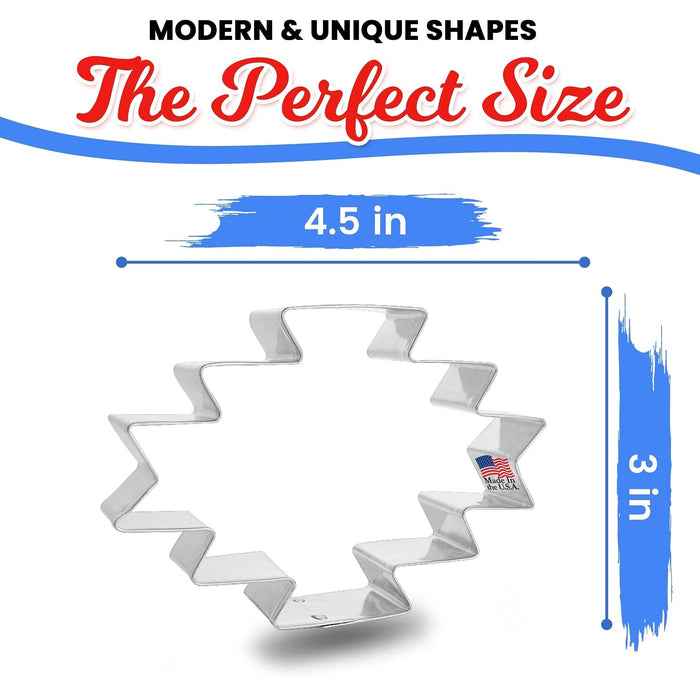 Bohemian Plaque Cookie Cutter 4.5 in B1609