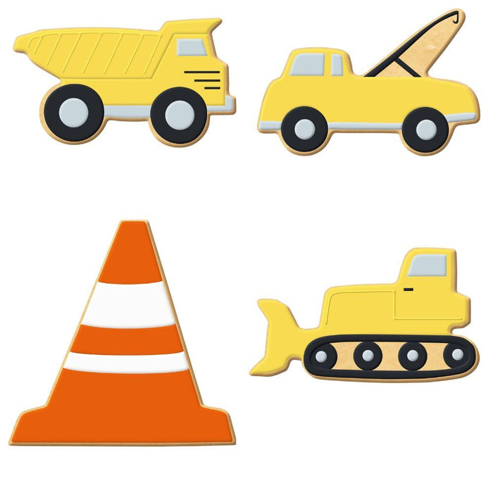 Construction Vehicles Cookie Cutter 4 Pc Set HS0430