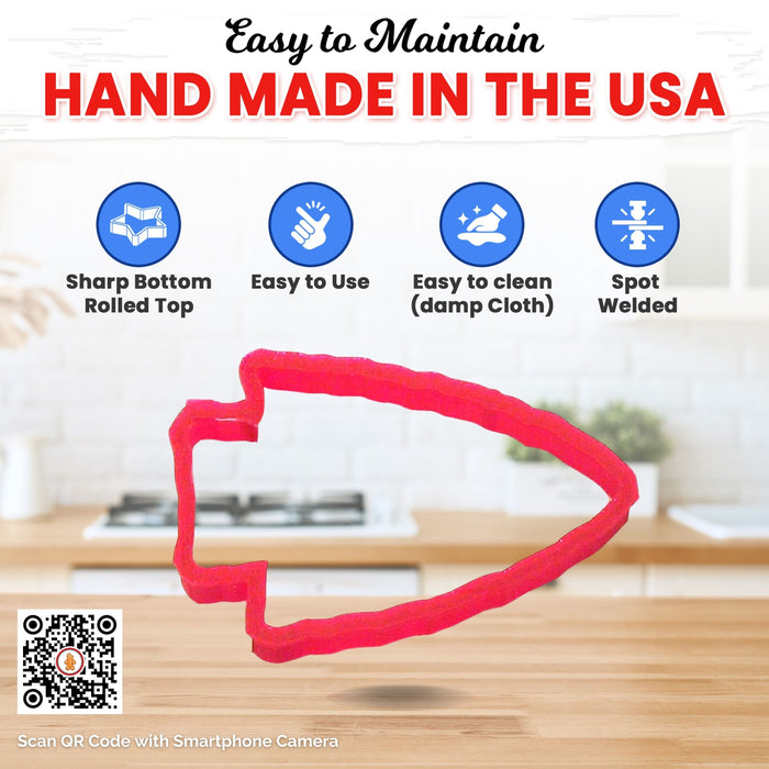 Arrow Head Cookie Cutter 3.5 In PC0251