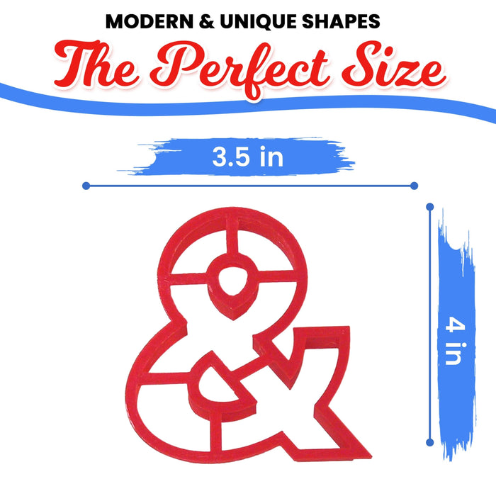Ampersand Cookie Cutter 4 in PC0126