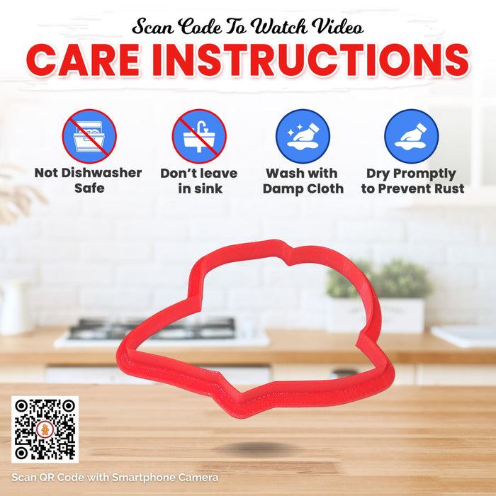 Kentucky Derby Hat Cookie Cutter 4.25 in PC0377