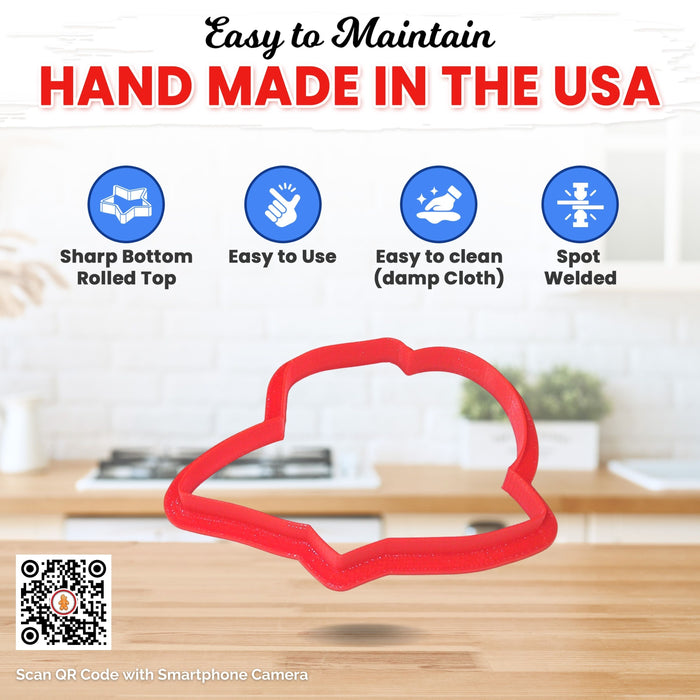 Kentucky Derby Hat Cookie Cutter 4.25 in PC0377