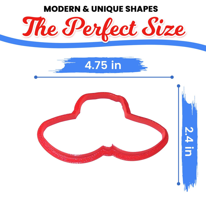 Wide Brimmed Kentucky Derby Hat Cookie Cutter 4.25 in PC0376