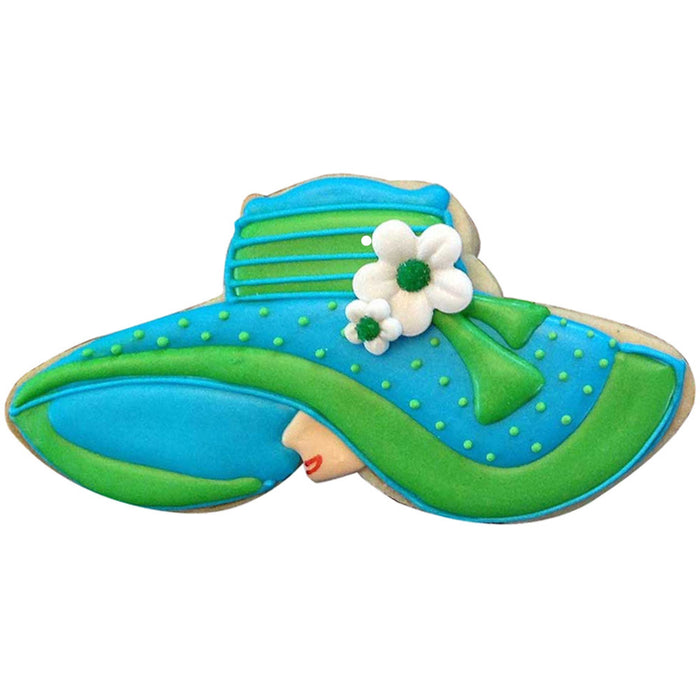 Wide Brimmed Kentucky Derby Hat Cookie Cutter 4.25 in PC0376