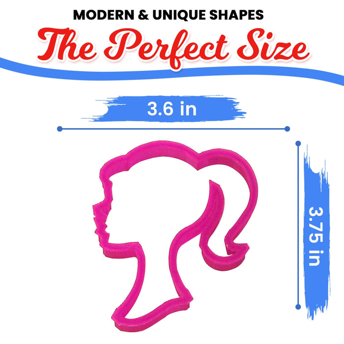 Doll Head Cookie Cutter 4 in PC0122