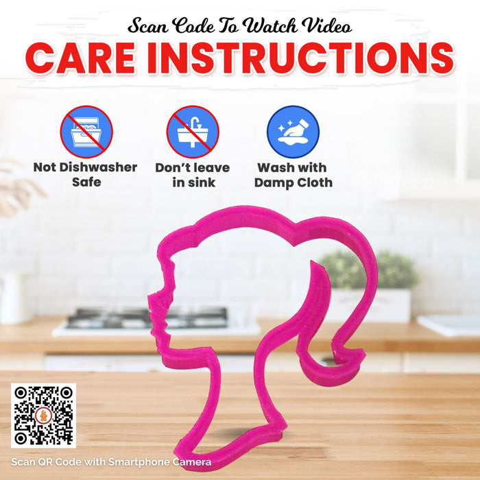 Doll Head Cookie Cutter 4 in PC0122