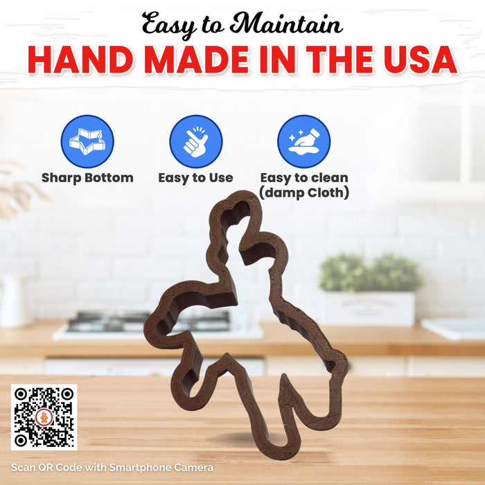 Bucking Bronco Cookie Cutter 4.25 in PC0415