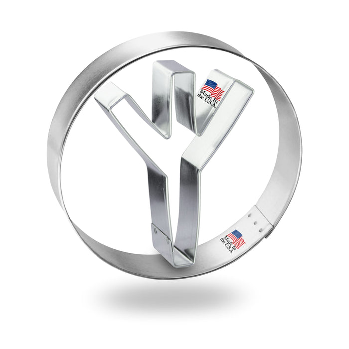 Peace Sign Cookie Cutter 4 in B1722, 2 Pieces